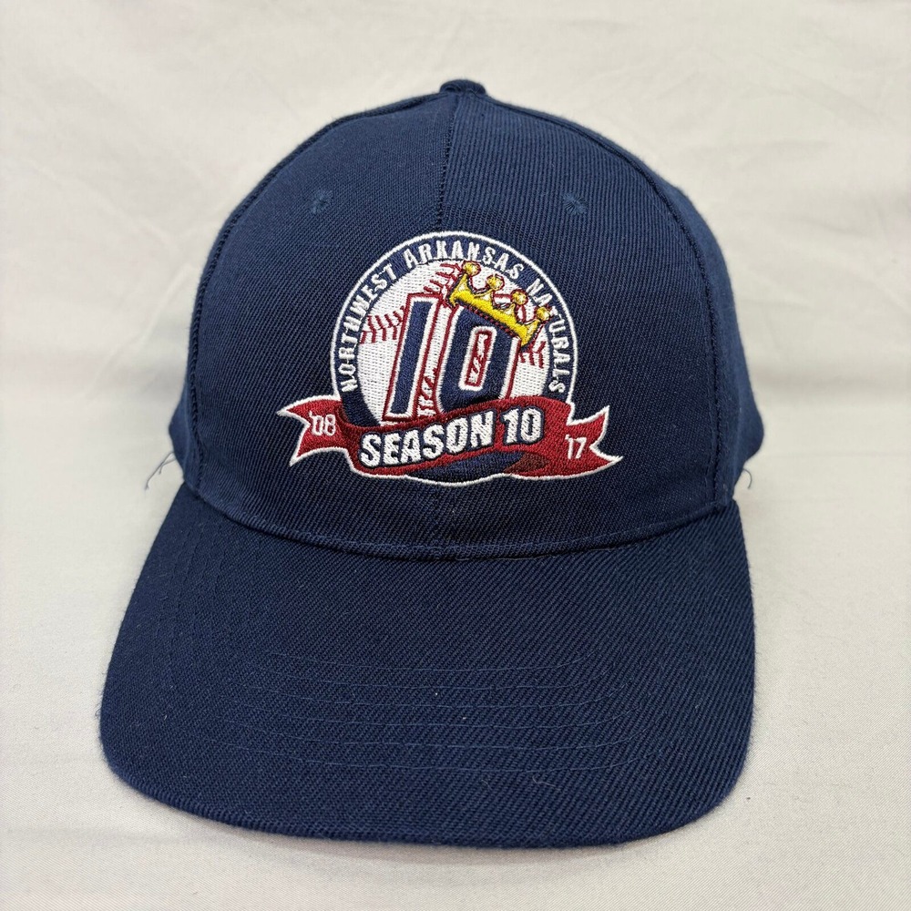 Associated Premium NW Arkansas Naturals Hat Mens OSFA Navy Season 10 Cap